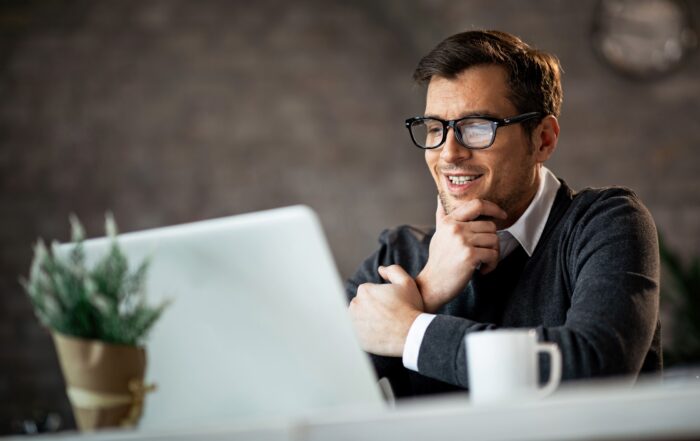 man working on