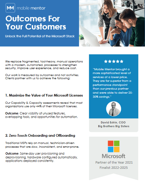 Business Outcomes