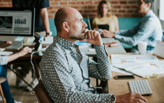Casual employees working in an office