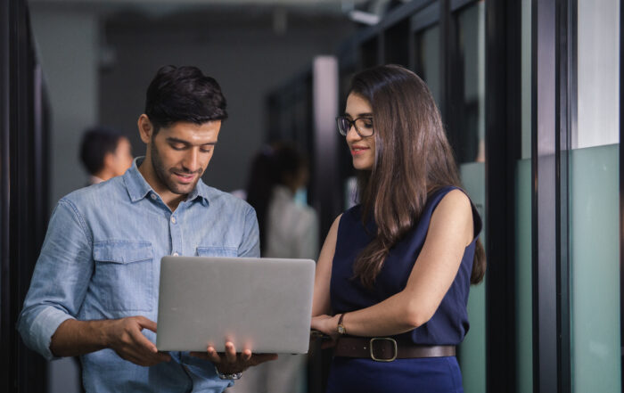 Employees using AI on devices